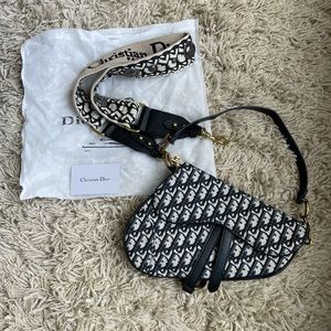 SOLD!! Christian Dior ~ Inspired ~ Trotter Saddle Shoulder Bag Pouch Handbag